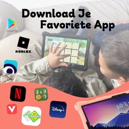 Bosstony Snelle Kids Tablet 10 inch - Ouderlijk Toezicht - 6000mAh Batterij - 192 GB - Incl Beschermpakket - Kindertablet vanaf 3 jaar - Tablet Kinderen — thumbnail 6