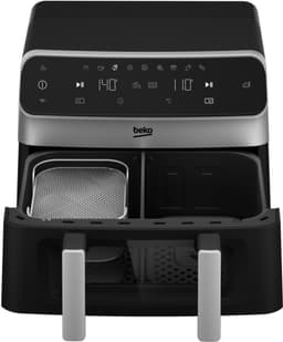 Beko FRL6488 dubbele Airfryer - Zwart - 9,5 l inhoud - 2400 W - Warmhoudfunctie - Timer — thumbnail 5