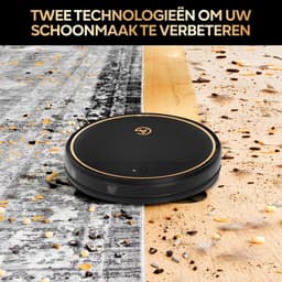 AG6000 Robotstofzuiger met Dweilfunctie - 120minuten - Met Oplaadstation - Robotstofzuigers - Huisdieren - met Dweil - Luxe Robotstofzuiger - Dweilrobot - Automatisch opladen - met App of afstandsbediening te gebruiken - 2500Mah - Ring Design — thumbnail 16