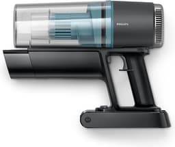 Philips Steelstofzuiger Met Dweilfunctie XC3133/01 - Draadloos - Zuigmond met LED verlichting - Zonder Zak - Handstofzuiger - Alle Vloertypen - Matzwart — thumbnail 4