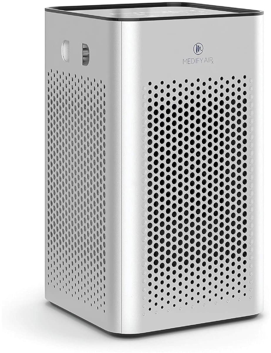 Medify Air MA-25 Luchtreiniger – 170 m³/u Air Purifier – HEPA H13 Filter & Touchbediening – Nachtmodus – Luchtfilter tegen Hooikoorts, Allergieën & Huisstofmijt – Zilver — afbeelding 1