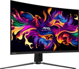 MSI MAG 321CUP QD-OLED - 4K UHD Curved Gaming Monitor - 165hz - 32 Inch - USB-C PD 15W — thumbnail 1