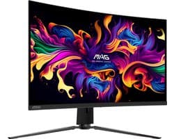 MSI MAG 321CUP QD-OLED - 4K UHD Curved Gaming Monitor - 165hz - 32 Inch - USB-C PD 15W
