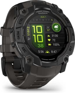 Garmin Instinct® 3 - Smartwatch - AMOLED - 50 mm - Black Bezel with Charcoal Band — thumbnail 2