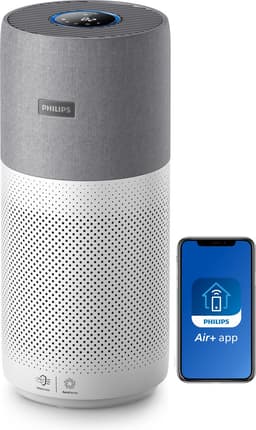 Philips 3000i Series AC3033/10 - Luchtreiniger met HEPA Filter voor XL-ruimten - 520 m³/u - Wit / Grijs - App Connected — thumbnail 1