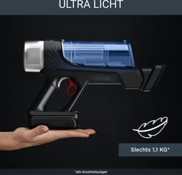 Rowenta X-Force Flex 9.60 Aqua RH20C7 - Steelstofzuiger - Draadloos - 100 Airwatt - Flexibele Buis - Met dweilfunctie - 45 min. gebruikstijd - LED verlichting zuigmond — thumbnail 4