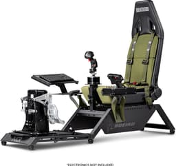Next Level Racing - Boeing Flight Simulator Commercial Cockpit - Military - Max 150 kg - Zwart/Groen — thumbnail 7