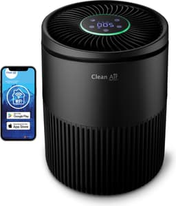 Clean Air Optima® CA-503B Compact Smart - Intelligente HEPA UV-C Ionisator Luchtreiniger - 360° Airflow - Ultrastil met sleepmode! <10dB(A)! — thumbnail 1