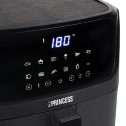 Princess 182061 Airfryer XXL 6,5L - Digitale Heteluchtfriteuse met Uitneembare Scheidingswand - Zwart - 1800 watt - 12 programma's - Digitale timer - Temperatuurbereik 80-200 °C - BPA- en PFOA-vrij — thumbnail 4