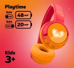 Fresh 'n Rebel Code Junior - Koptelefoon kind - Kinder koptelefoon - Draadloos (Bluetooth) & Bedraad – Inclusief Aux kabel (1m) - Funny Fox — thumbnail 2