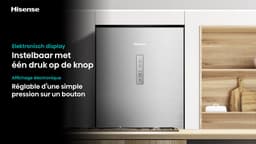 Hisense RB390N4BFC - Koel-vriescombinatie - 300 liter - No Frost - Inverter Compressor - Zwart - Energieklasse C - 35 dB - Super Cool & FastFreeze — thumbnail 11