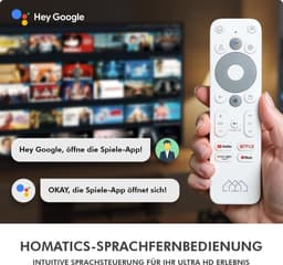 4K UHD Mediaspeler Stick met Google TV, Netflix Certificering en Spraakbesturing — thumbnail 4