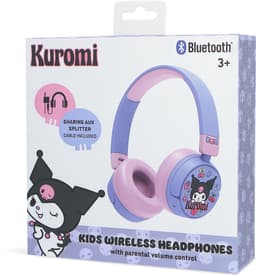 Kuromi - draadloze kinderkoptelefoon - volumebegrenzing - lange batterijduur - microfoon - opvouwbaar - bluetooth — thumbnail 10