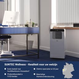Mobiele Airconditioner tot 25 m² | Koeler & Ontvochtiger met Natuurlijk Koudemiddel | 7.000 BTU/h | Voor Thuis & Kantoor — thumbnail 2