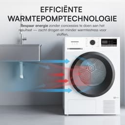 Heinner HHPD-M8N13PBKE++ Warmtepompdroger - 8 kg - 16 Programma’s - LED-display - Anti-kreuk - Trommelverlichting - 5 Jaar Garantie — thumbnail 11