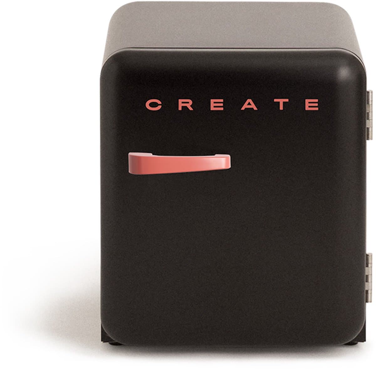 CREATE - Koelkast in retrostijl - Gebroken wit - Handvat Terracotta - FRIDGE RETRO 48L — afbeelding 1