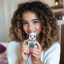 Mijn Best-E® Puppy-console met LCD-scherm en sleutelhangerbevestiging — thumbnail 4