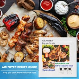 YONO Airfryer Accessoires Set XL - Ø 20cm - Universeel geschikt voor Princess/Tefal/Inventum/Philips/Tristar - 18 Delig — thumbnail 6