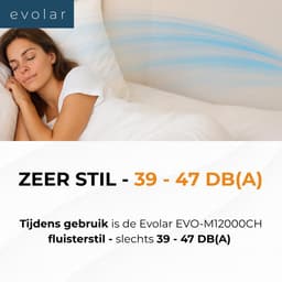 Evolar Monoblock Airco - Zonder buitenunit - met Luchtonvochtiger - 4-in-1 - 12000 BTU - WiFi - Zelf Installeren - EVO-M1200CH — thumbnail 7