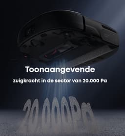 eufy Robotstofzuiger Omni E28, draagbare dieptereiniger, HydroJet dweilsysteem, 20.000 Pa zuigkracht, DuoSpiral borstels die ontklitten, CornerRover arm voor het schoonmaken van hoeken, alles-in-één-station, voor gezinnen met huisdieren en kinderen. — thumbnail 7