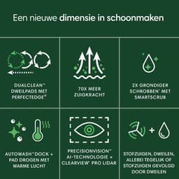 iRobot Roomba® Plus 505 Combo Robot + Autowash™ Dock - Robotstofzuiger met Dweilfunctie - Zwart - N1850 — thumbnail 4