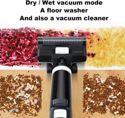 Steelstofzuiger Draadloos - Steelstofzuiger - Stofzuiger - Steelstofzuiger Snoerloos - HEPA-filter - 800ML tank - Wit - Krachtige Zuigkracht - 14Kpa - Multi Surface stofzuiger - Zelfdrogend — thumbnail 2