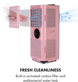 Klarstein mobiele airconditioner met luchtafvoerslang, 5-in-1 airconditioner, ventilator, luchtontvochtiger, luchtreiniger & nachtmodus, app-bediening, kleine & draagbare airconditioner voor thuis & op kantoor, 7000 BTU,9 kW voor 42 m² 48 dB — thumbnail 19