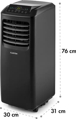Klarstein mobiele airconditioner met luchtafvoerslang, 3-in-1 airconditioner met ventilator & ontvochtiger, kleine & draagbare airconditioner voor thuis & op kantoor, met nachtmodus & app-bediening, 9000 BTU,6 kW voor 44 m² - Afstandsbediening — thumbnail 16