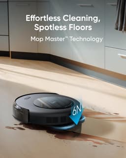 eufy Clean Omni C20 Robotstofzuiger met reinigingsstation - Robot Vacuum - 7.000 Pa Zuigkracht, Ronddraaiende Dweilpads, Met Objectdetectie, 8,5 cm Ultraplat Design, Zwart — thumbnail 5