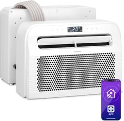 Klarstein Luchtontvochtiger Chillavan draagbare airco - 5.000 BTU, 3-in-1 koeling, en ventilator, energieklasse A, app-bediening, vrijstaand voor ruimtes tot 20 m², perfect voor caravans en campers - Timer - Dehumidifier — thumbnail 3