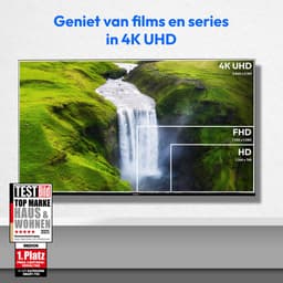 MEDION 108 cm (43″) QLED Ultra HD TV (Smart-TV, 4K, Dolby Vision HDR, VIDAA Store, Prime Video, Disney+, DAZN, Paramount+, Dolby Atmos, HbbTV, PVR, Bluetooth, MD 843601) — thumbnail 4