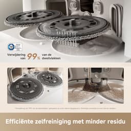 Dreame L10s Ultra Gen 3 Set – Robotstofzuiger met Dweil - 25.000 Pa Zuigkracht - Automatische Leeg- & Zelfreinigende Dweilfunctie - Custom Clean™ Technologie - Slimme zijborstels — thumbnail 9