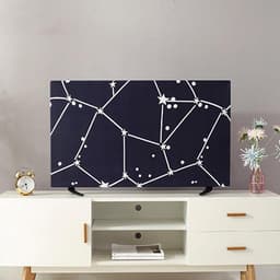 Tv-stofhoes - Decoratieve hoes - Scherm beschermen - Halfgesloten achterkant - 32-65 inch - Sterrenkaart — thumbnail 3