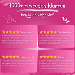 CosmoToys® Kids Tablet - Kindertablet - Tablet Kinderen - Vanaf 3 Jaar - Speelgoed voor in de Auto & Onderweg - 10 Inch - Android 12 - Ouderlijk Toezicht - 6000 mAh - Roze — thumbnail 9
