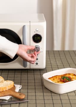 CREATE - Digitale magnetron-grill 900 W - Gebroken wit - MICROWAVE RETRO — thumbnail 5