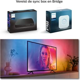 Philips Hue Play Gradient Lightstrip 65 inch - Televisie - Zwart - 20W - incl. Voeding en steunen — thumbnail 4