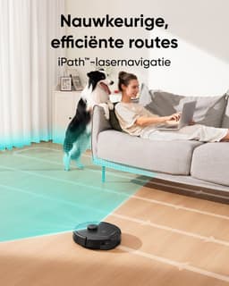 eufy Clean L60 Hybrid Robotstofzuiger met dweilfunctie - Robot Vacuum - 5.000 Pa Zuigkracht, Bestuurbaar via smartphone — thumbnail 12