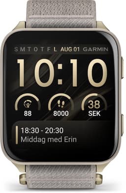 Garmin Venu X1 - GPS-smartwatch - 2-inch AMOLED-scherm - Goudkleurig/French Grey — thumbnail 1