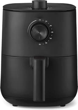 Quvo® Mini Airfryer - Airfryer - Heteluchtfriteuse - Anti-Aanbaklaag - Zwart - 23cm x 29cm x 30cm — thumbnail 1