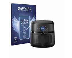 Savvies - Screenprotector voor Philips Airfryer 2000 Gen 2 6,2L - Folie Beschermfolie transparant 6 Stuks