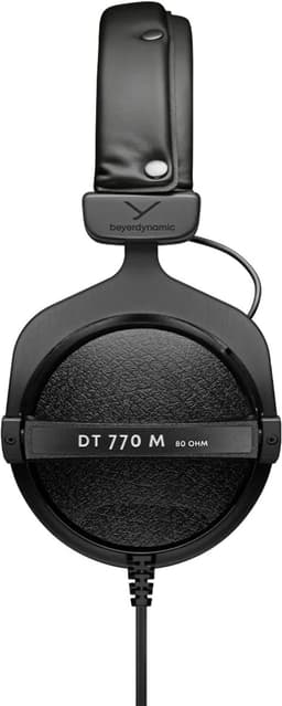 DT 770 M Wired Monitoring Headphones, 80 Ohm, black — thumbnail 3