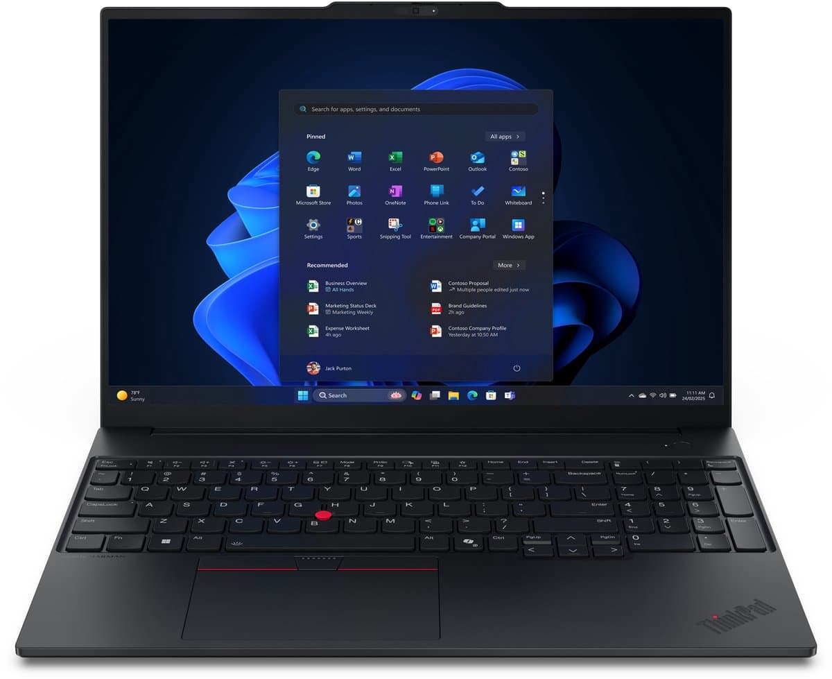 Lenovo ThinkPad E16 Gen 3 (Intel) - Zakelijke Laptop - 16 inch - Core Ultra 5 - 16GB/512GB - Windows 11 Pro — afbeelding 1