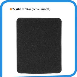2x HEPA Filter Set Geschikt voor Philips PowerPro Compact & Active - Vervanging FC8058/01 - Voor o.a. FC8470 FC8630 FC9320 FC9530 - 4-delige Set — thumbnail 5