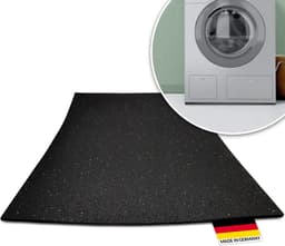 Trillingsdempend Onderstel voor Wasmachine en Droger | Zwarte Rubberen Antislipmat — thumbnail 1