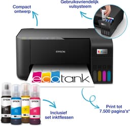 Epson EcoTank ET-2860 - All-in-One Inkttank Printer- Zwart — thumbnail 15