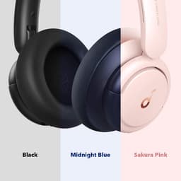 Soundcore Q30 by Anker Bluetooth-hoofdtelefoon, hybride actieve geluidsisolatie, individuele modi, Hi-Res geluid, EQ in app, 40h batterij, comfortabele grip, verbinding van 2 apparaten (blauw) — thumbnail 3