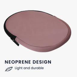 kwmobile hoes geschikt voor Anker Soundcore Q20i - 20 x 16 cm - Beschermhoes voor headset in donkerroze - Van neopreen — thumbnail 8