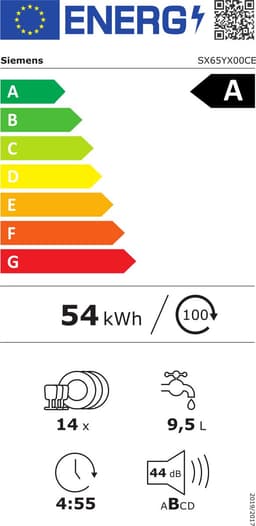 Siemens iQ500 SX65YX00CE - Volledig geïntegreerde vaatwasser - 60 cm - Zeolith® - XXL (extra hoog) — thumbnail 3