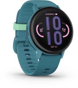 Garmin Bounce 2 - Smartwatch voor kinderen - 43 mm - AMOLED - Live locatie-tracking - Turquoise — thumbnail 2