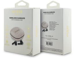 Guess Bluetooth Earbuds - TWS - ENC 4G - Classic Metal Logo - Roze — thumbnail 3